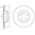 Тормозной диск DELPHI BG4458C