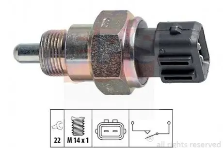 Датчик зад.хода Seat Arosa,Skoda Fabia,Felicia,Octavia,VW Lu EPS 1860216