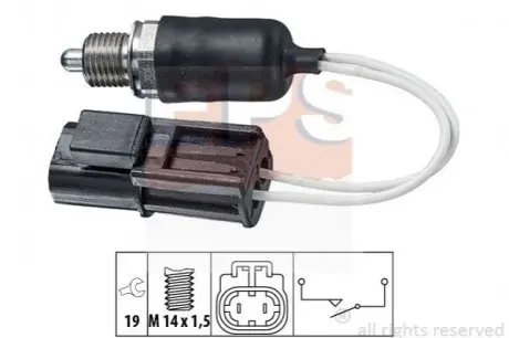 Датчик заднего хода Nissan Navara (D40), Pathfinder (R51) 2.5 05- EPS 1860314 (фото 1)
