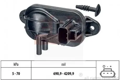 Датчик давления Ford C-Max/Focus/Mondeo, Landrover Freelander, Mazda 3, Volvo S60/V70/XC90 EPS 1993268