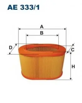 Воздушный фильтр AE333/1 FILTRON AE3331