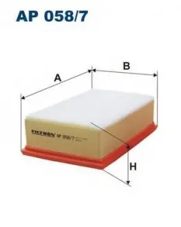 Фото 1 - воздушный фильтр AP058/7 FILTRON AP0587 Воздушный фильтр AP058/7 FILTRON AP0587 (фото 1)