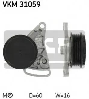 Натяжний ролик, полікліновий ремінь SKF VKM31059