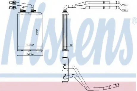 Пічка PT 807(02-)2.0 HDi(+)[OE 6448.K8] NISSENS 73990