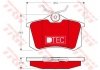 Комплект тормозных колодок, дисковый тормоз TRW GDB1330DTE