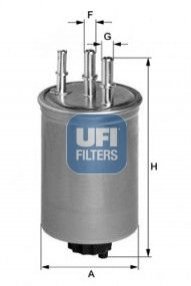 Топливный фильтр 24.116.00 UFI 2411600
