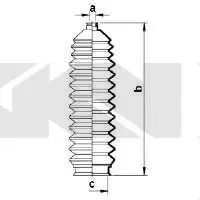 Пильовик рульового механізма GKN SPIDAN 83900