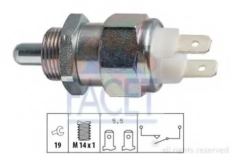 Датчик включення заднього ходу 7.6021 FACET 76021