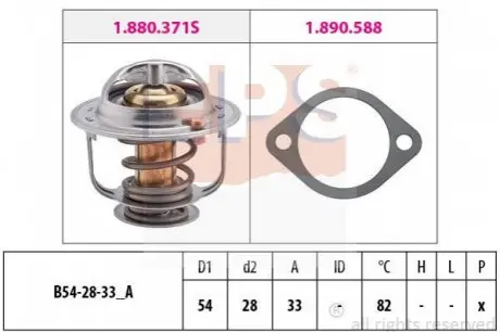 Termostat i30 CEED SPORTAGE EPS 1880371