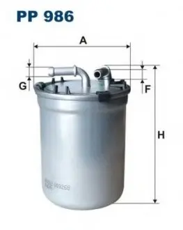 Топливный фильтр FILTRON PP986
