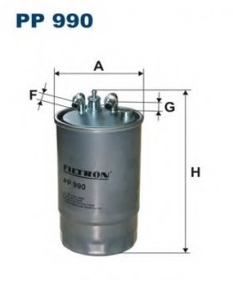Паливний фільтр FILTRON PP990 (фото 1)