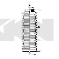 Пильовик рульового механізма GKN SPIDAN 83684