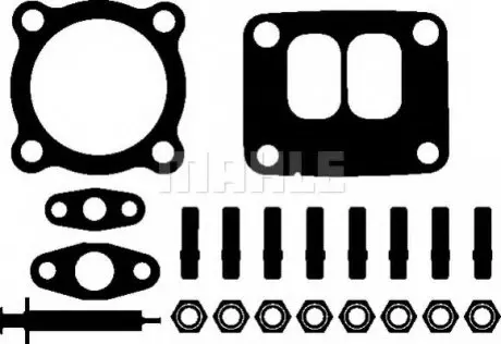Монтажный комплект, компрессор MAHLE MAHLE / KNECHT 001TA15055000 (фото 1)