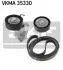 Комплект поліклиновий (ремінь+ролики) SKF VKMA 35330