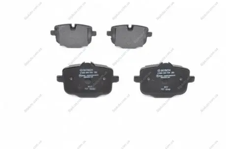 Гальмівні колодки, дискові BOSCH 0986494759