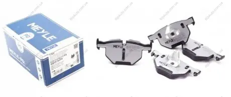 Комплект тормозных колодок, дисковый тормоз MEYLE 0252128217PD