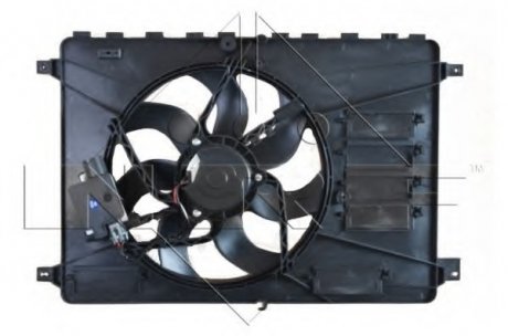 Вентилятор радіатора Ford Mondeo 2.0/2.2TDCi 07-15 (з дифузором) NRF 47593