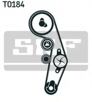 + комплект зубчатого ремня SKF VKMC012503 (фото 1)