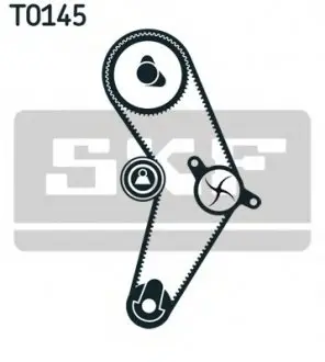 + комплект зубчатого ремня SKF VKMC022043