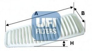 Воздушный фильтр 30.452.00 UFI 3045200 (фото 1)