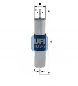 Топливный фильтр 31.944.00 UFI 3194400