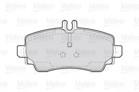 Комплект гальмівних колодок, дискове гальмо Valeo 301549