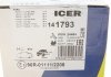 Комплект гальмівних колодок (дискових) ICER 141793 (фото 12)