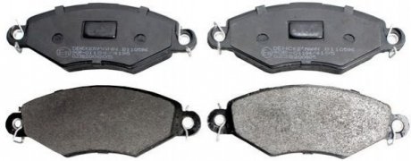 Комплект тормозных колодок, дисковый тормоз Denckermann B110596