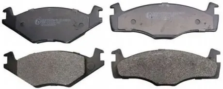 Комплект тормозных колодок, дисковый тормоз Denckermann B110833