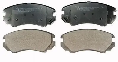 Комплект тормозных колодок, дисковый тормоз Denckermann B110879