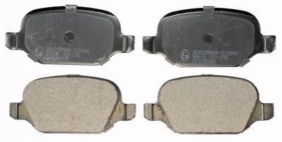 Комплект тормозных колодок, дисковый тормоз Denckermann B110896 (фото 1)