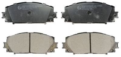 Комплект гальмівних колодок, дискове гальмо Denckermann B110980