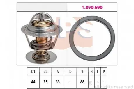 TERMOSTAT CITROEN PEUGEOT EPS 1880685