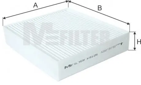 Фильтр салона M-FILTER K9125