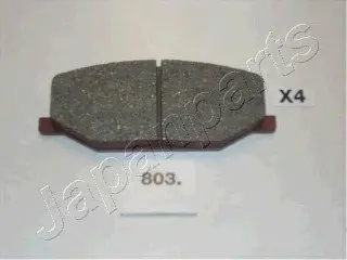 Комплект тормозных колодок, дисковый тормоз JAPANPARTS PA803AF