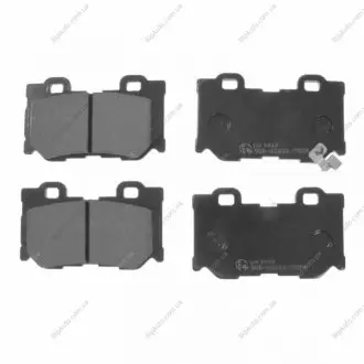 Комплект тормозных колодок, дисковый тормоз BLUE PRINT ADN142149