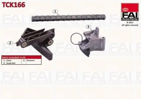 Комплект ланцюга грм FAI TCK166