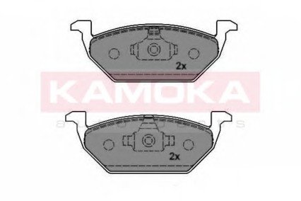 Комплект тормозных колодок, дисковый тормоз KAMOKA JQ1012188 (фото 1)