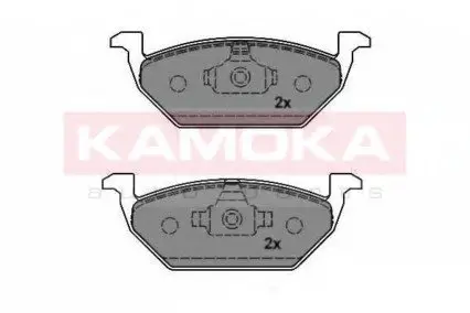 Комплект гальмівних колодок, дискове гальмо KAMOKA JQ1012188
