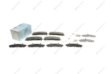 Комплект тормозных колодок, дисковый тормоз BLUE PRINT ADA104268