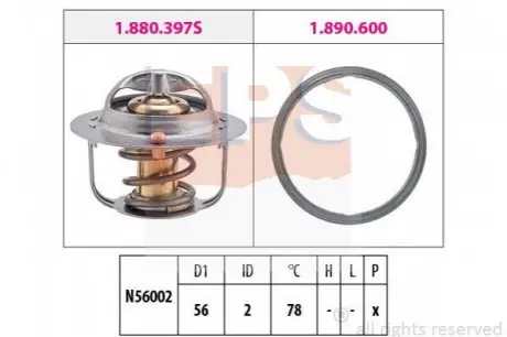 Термостат Subaru Forester/Tribeca EPS 1880397