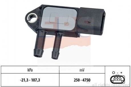 Датчик давления катализатора VAG Caddy/T5 10- (сажевого фильтра)) EPS 1993265 (фото 1)