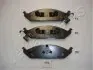 Комплект гальмівних колодок, дискове гальмо JAPANPARTS PA093AF