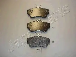 Комплект тормозных колодок, дисковый тормоз JAPANPARTS PA094AF