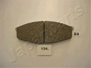 Комплект тормозных колодок, дисковый тормоз JAPANPARTS PA134AF