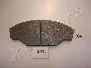 Комплект тормозных колодок, дисковый тормоз JAPANPARTS PA247AF
