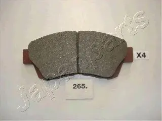 Комплект гальмівних колодок, дискове гальмо JAPANPARTS PA265AF