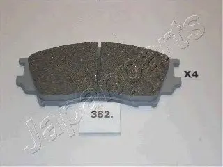 Комплект тормозных колодок, дисковый тормоз JAPANPARTS PA382AF