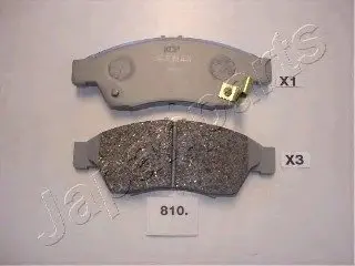 Комплект тормозных колодок, дисковый тормоз JAPANPARTS PA810AF