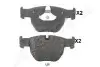 Комплект тормозных колодок, дисковый тормоз JAPANPARTS PAL05AF